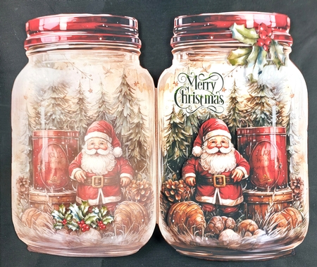Santa Maison Jars Kit-1 by Linda Short