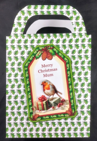 4 Christmas robin tag toppers 2 by Linda Short