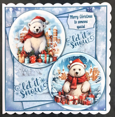 Christmas Polar Bears by Linda Short