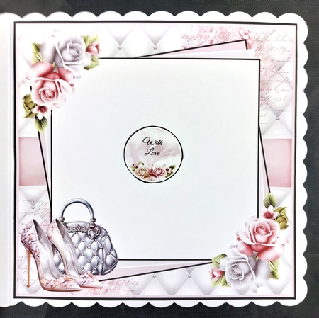 Special Birthday Wishes Card Front 02 With Decoupage by Linda Short