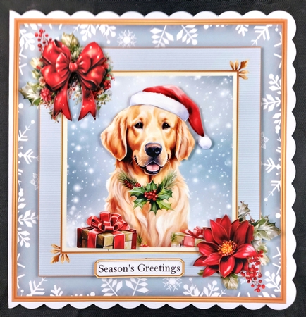Christmas Retriever mini kit by Linda Short