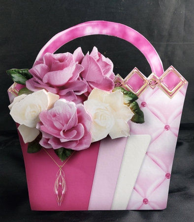 Bridesmaid - Art Deco Bag Card Mini Kit by Linda Short