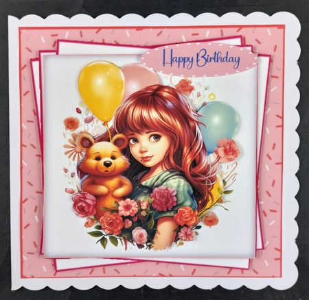 7x7 Mini Kit, Gorgeous Birthday Girl  by Linda Short
