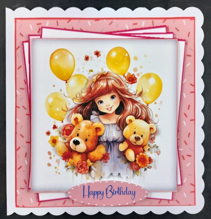 7x7 Mini Kit, Gorgeous Birthday Girl  by Linda Short