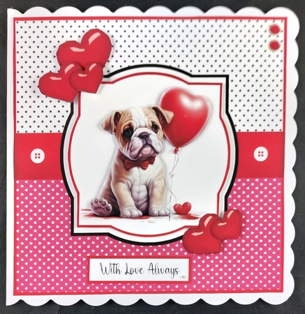 Valentine Pups by Linda Short