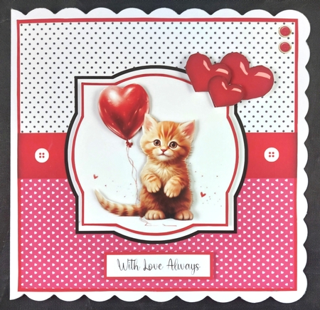 Valentine Kitties by Linda Short