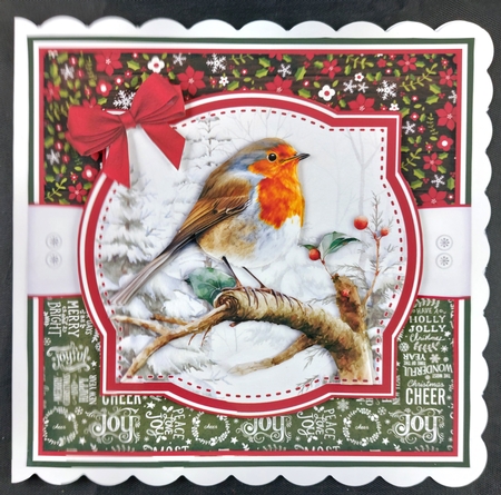 WINTER WOODLAND ROBINS by Linda Short
