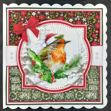 WINTER WOODLAND ROBINS by Linda Short