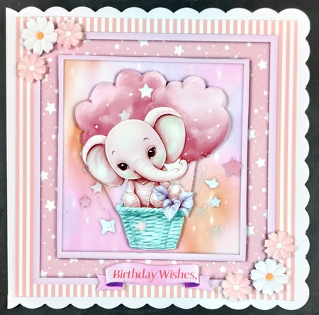 8x8 Mini Kit , Beautiful Ellie in Pink by Linda Short