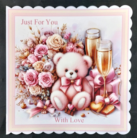 Pink Love Bear by Linda Short