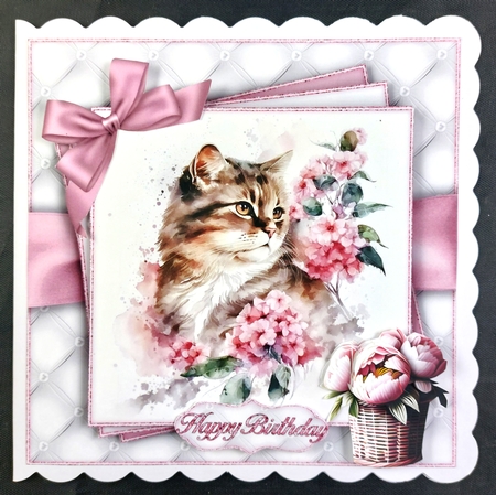 Cats & Peonies Mini Kit   by Linda Short