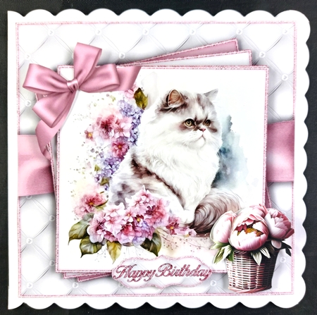 Cats & Peonies Mini Kit   by Linda Short