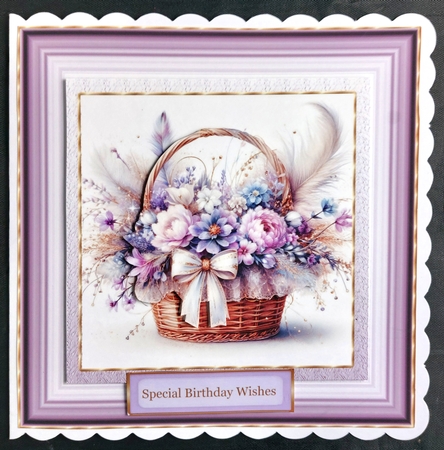 Lilac floral card front 2 by Linda Short