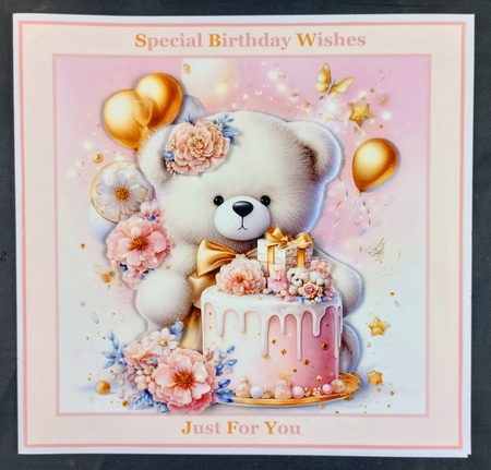 Birthday Bear 2 by Linda Short