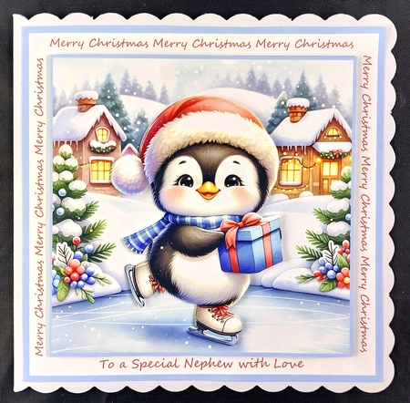 Gift delivery on skates CARD FRONTS by Linda Short