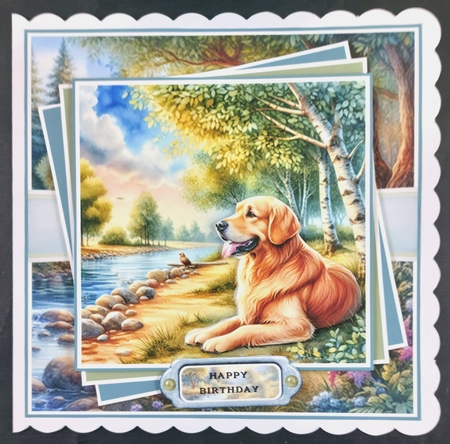 Riverbank Dogs 02 Mini Page Kit  by Linda Short