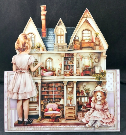 Dolls House Tent Card Kit 02  by Linda Short