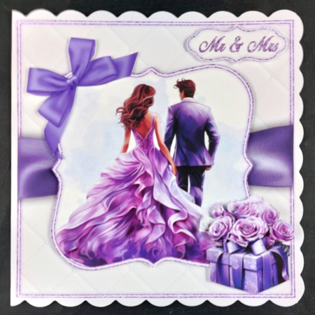 Purple Wedding Mini Kit  by Linda Short