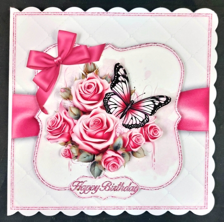 Pink Butterfly  Mini Kit  by Linda Short