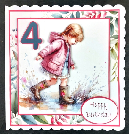 Birthday Girl 1 2 3 by Linda Short