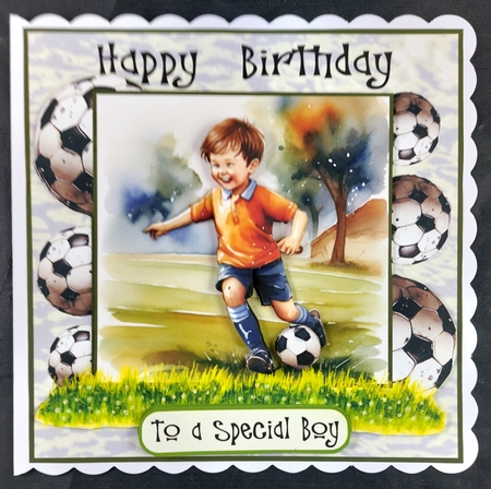 Football Fan Birthday by Linda Short