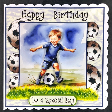 Football Fan Birthday by Linda Short