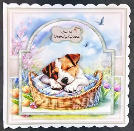 Cute Sleepy Dogs 02 Mini Page Kit  by Linda Short