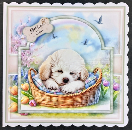 Cute Sleepy Dogs 03 Mini Page Kit  by Linda Short