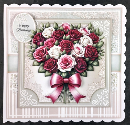 Rose Bouquets Mini Page Kit by Linda Short