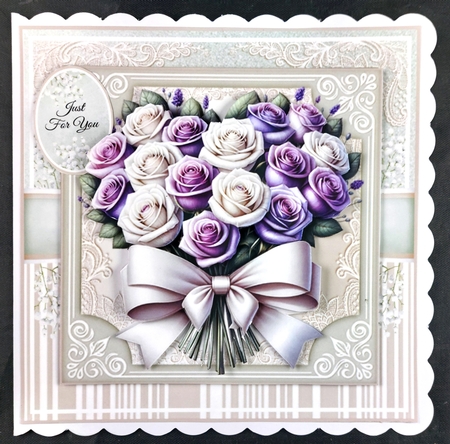 Rose Bouquets Mini Page Kit by Linda Short