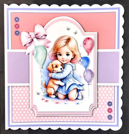 Puppy Love Birthday Girl by Linda Short