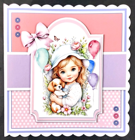Puppy Love Birthday Girl 2 by Linda Short