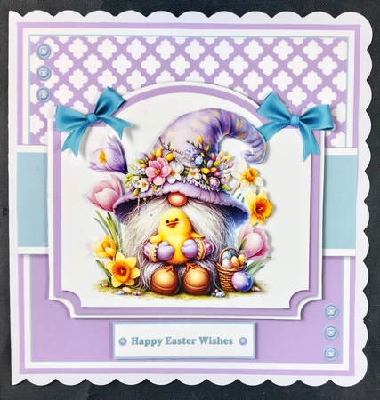 Spring Gnomes Card & Toppers Set by Linda Short