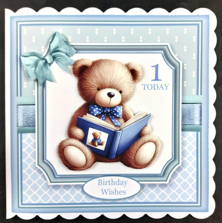 Cute Bear topper kit  by Linda Short