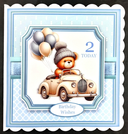 Cute Bear topper kit  by Linda Short