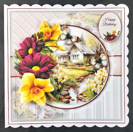 Spring Cottage Mini Page Kit by Linda Short