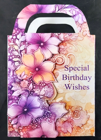 Pastel lace gift bag 4 by Linda Short
