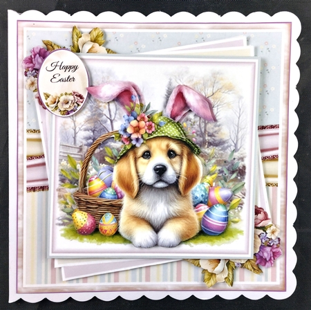 Cute Easter Dogs Mini Page Kit by Linda Short