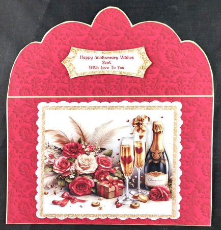 Happy Anniversary Celebrations - Money Wallet by Linda Short