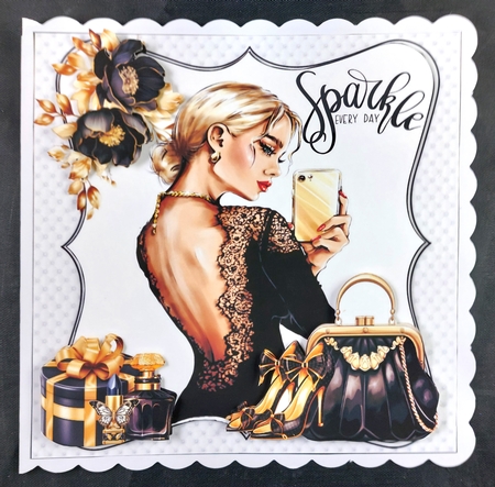 7x7 Shine like a star choice of four mini kit by Linda Short