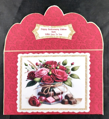 Beautiful Roses & Chocolates - Money Wallet by Linda Short