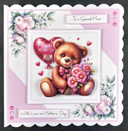 Mothers Day Teddy Bear by Linda Short