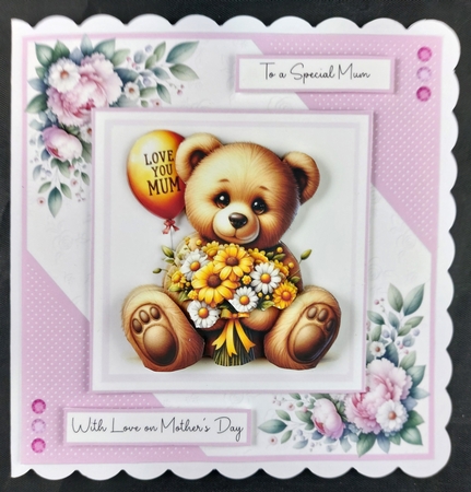 Mothers Day Teddy Bear by Linda Short