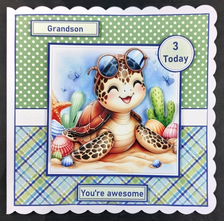 7x7 Sea Turtles Mini Kit by Linda Short