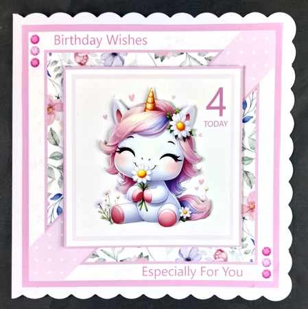 Happy Animals 8x8 Card Front Bumper Kit by Linda Short