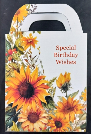 Floral edge gift bag 9 by Linda Short