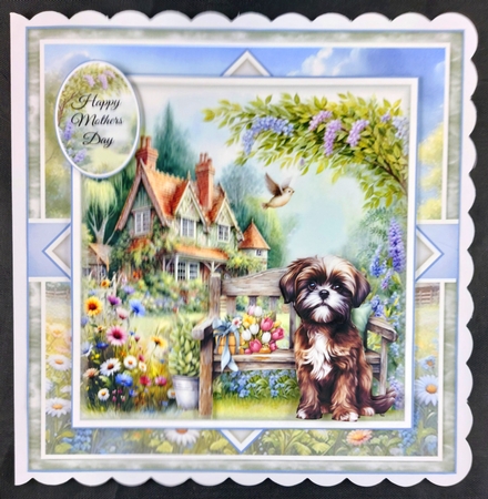 The Garden Bench 04 Mini Page Kit by Linda Short