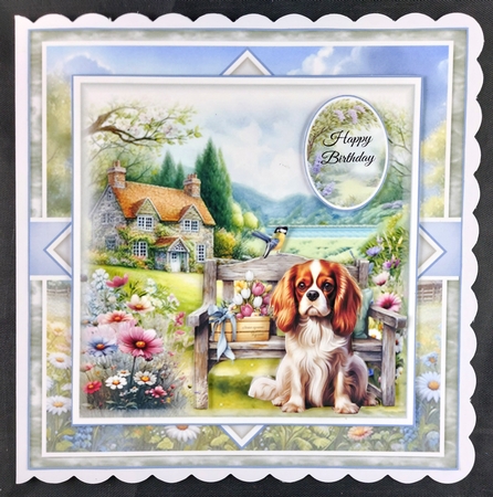 The Garden Bench 04 Mini Page Kit by Linda Short