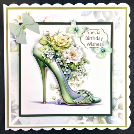 Elegant Heels Green by Linda Short