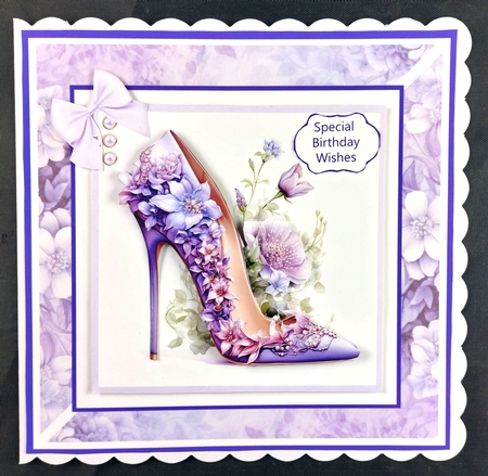 Elegant Heels Purple by Linda Short